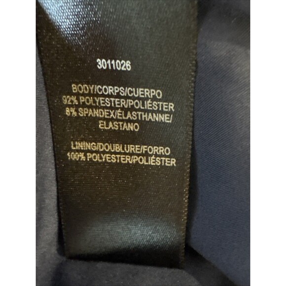 Halston Heritage Cape Sleeve Gown Dress Size 0 Blue Rhinestones *FLAWED - Picture 5 of 16